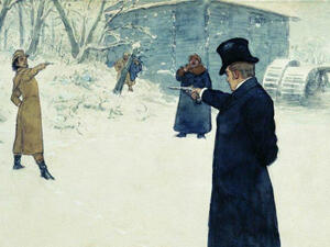 Ilya Repin's painting of "Eugene Onegin."
