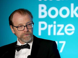 American author George Saunders. (Chris Jackson / POOL / AFP)