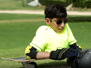 Ghanim, a genuine champ. (YouTube / Paralympic Games)