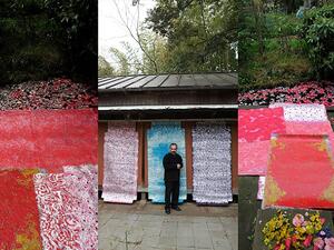 Himat Ali with some of his works. (HimatAli.com)