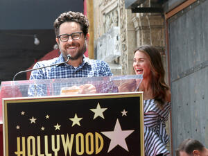 JJ Abrams and Keri Russell. (Kathy Hutchins / Shutterstock.com)