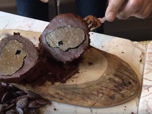 It looks...like a tree trunk? (Guinness World Records) 