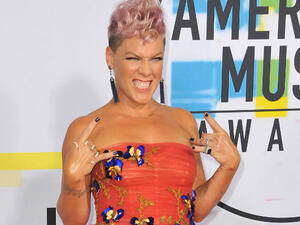 Pink will be signing off on another Yasalam at the Abu Dhabi Grand Prix (source: Tinseltown - Shutterstock)