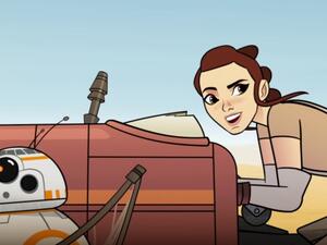 Rey's got a plan. (YouTube / Disney)
