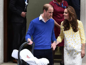 The couple are likely to announce the gender of their latest addition with a framed notice of birth outside Buckingham Palace, before introducing the youngster to the world on the steps of the Lindo Wing. /AFP