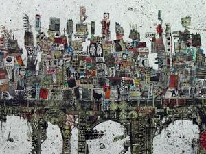 "My City Nested Over a Bridge." (ZenaAssi.com)