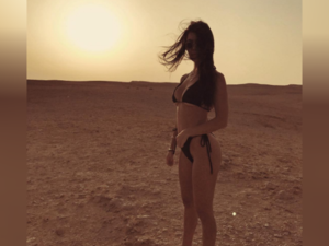 Kourtney Kardashian in El Gouna. (Instagram / kourtneykardash)