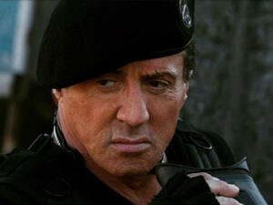 The 71-year-old actor looks set to reprise his role of Barney Ross in the fourth film in the franchise after posting a picture of his character and admitting his alter-ego "will be back" (Source: @officialslystallone - Instagram)