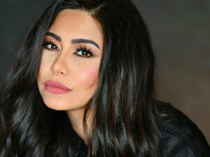 Abdel Wahab showed up with silky hair locks for and a fun bomber jacket (Source: @sherine - Instagram)