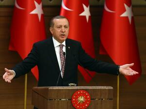 Ali Dinc, a truck driver from Izmir, has sued his wife for uttering "unspeakable profanities" against Turkish President Recep Tayyip Erdogan. (AFP/File)