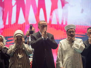 "During his terms, Turkey has seen unprecedented economic growth, constitutional reform, and a re-emergence as a major global power." (Shutterstock)