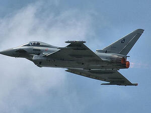 File photo of a Eurofighter Typhoon warplane. (Wikimedia)
