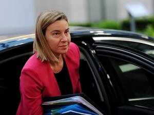 Representative of the European Union for Foreign Affairs and Security Policy Federica Mogherini. (AFP/Philippe Huguen)