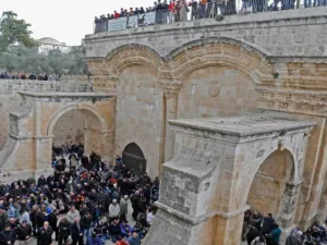 مصلى باب الرحمة، داخل المسجد الأقصى في مدينة القدس المحتلة