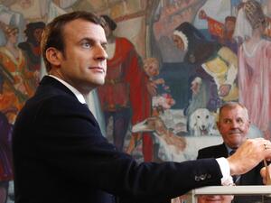 الرئيس الفرنسي ايمانويل ماكرون