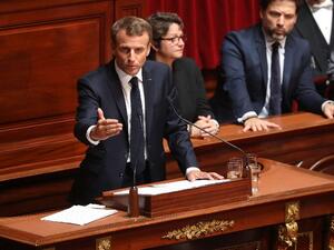 الرئيس الفرنسي إيمانويل ماكرون