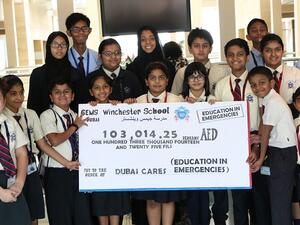 GEMS Winchester School, Dubai contributing toward Education in Emergencies appeal