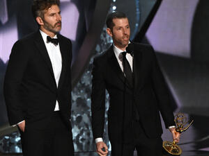David Benioff and D.B. Weiss have been tapped to write and produce a new series of Star Wars movies (Source: Valerie Macon - AFP)