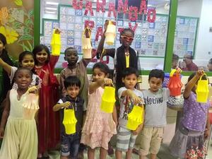 Garangao festivities with children 