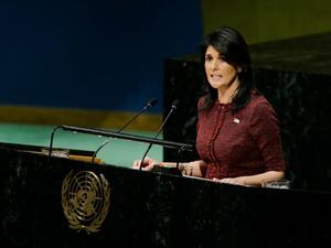 United States Ambassador to the United Nations Nikki Haley (AFP/File Photo)