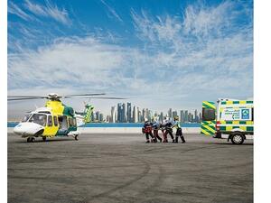 HMC’s air ambulance service, LifeFlight, recently celebrated its ten-year anniversary