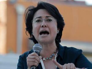 Israeli Arab member of parliament, Hanin Zoabi, is one of three Palestinian lawmakers suspended. (AFP/File)
