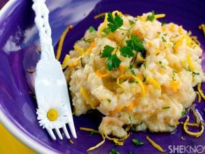 ريزوتو بالكالاماري والليمون