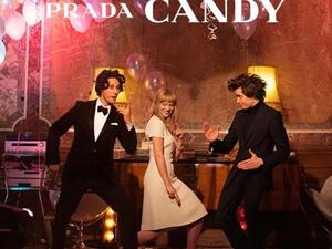 الملصق الاعلاني لعطر برادا كاندي