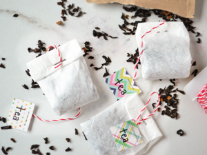 يمكنك أيضا إعداد أكياس الشاي الخاصة بك بخلطات تناسبك