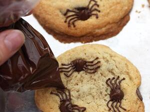 كوكيز العنكبوت للهالووين