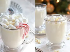 شوكولاتة بيضاء ساخنة