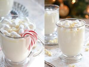 شوكولاتة بيضاء ساخنة