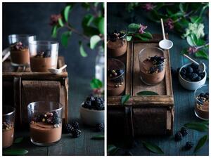 موس الشوكولاته الخال من الالبان