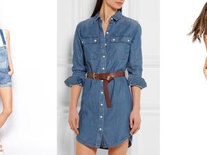 فساتين الدينيم موضة هذا الصيف