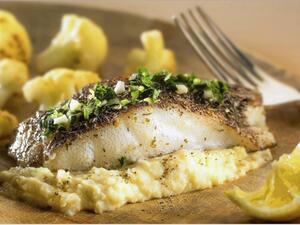 سمك القرنبيط الكزبرة