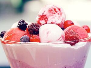 المثلجات بالفواكه