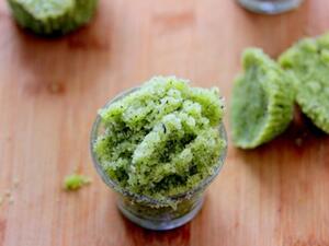 مقشر الشاي الأخضر بالسكر