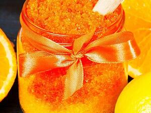 مقشر البرتقال بالسكر