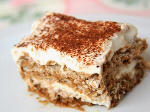 كيك النسكافيه الباردة