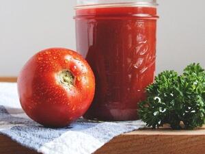 عصير الطماطم