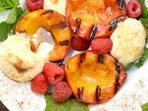 حلوى الدراق المشوية