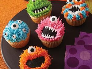 كب كيك الهالوين بألوان وأشكال ظريفة