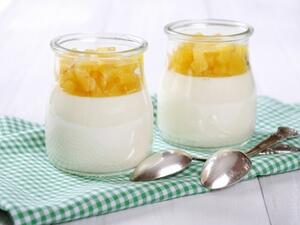 الباناكوتا بالأناناس