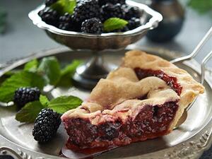 فطيرة التوت المنزلية 