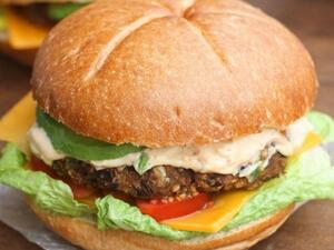 هامبرغر الفاصوليا السوداء