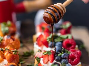 بروسكيتا جبنة الماعز