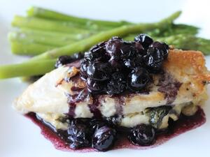 الدجاج المشوي مع صلصة الخردل