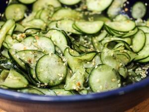 سلطة الخيار  الآسيوية