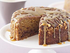 كيكة التمر بالقرفة