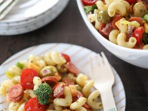 سلطة الباستا بالخضار العجيبة